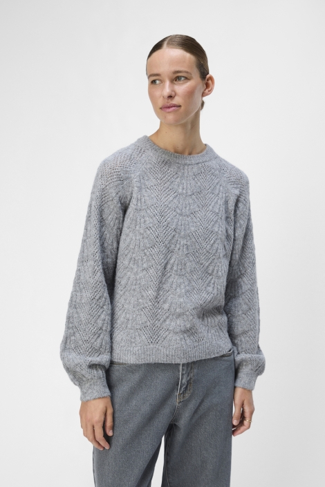 Object objflora re l/s knit pullover noos
